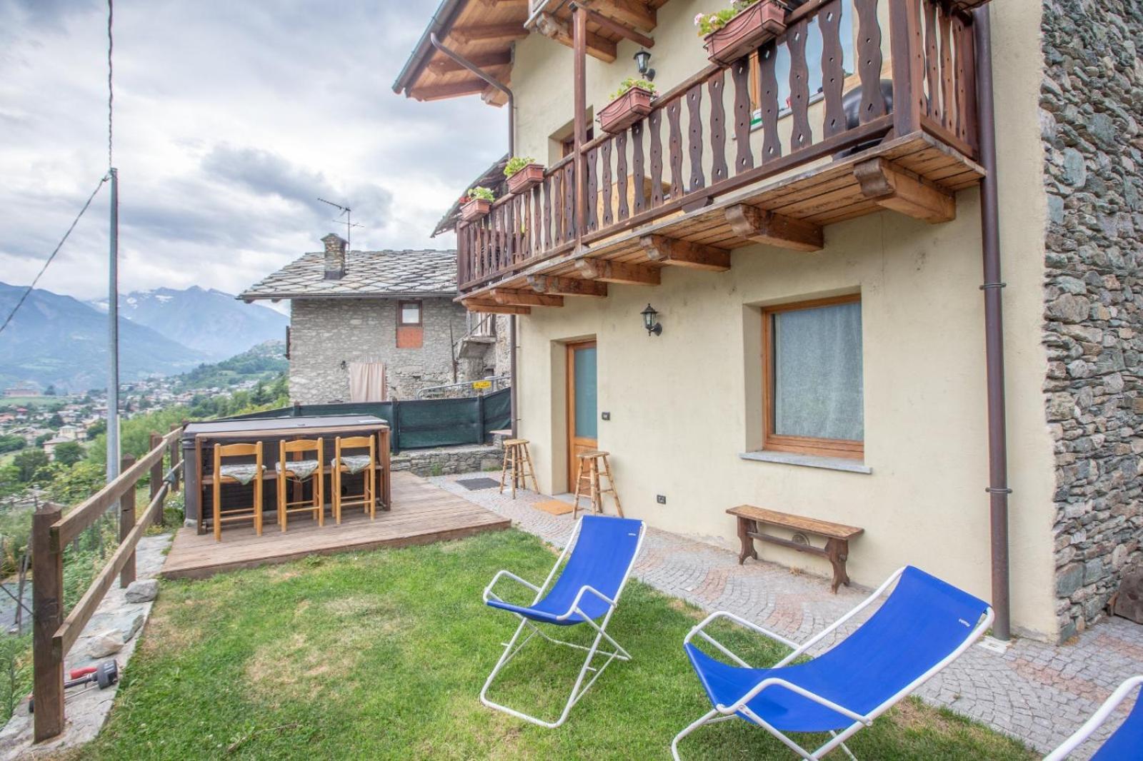 Ferienwohnung Casa Alpina - Sarre Aosta Zimmer foto